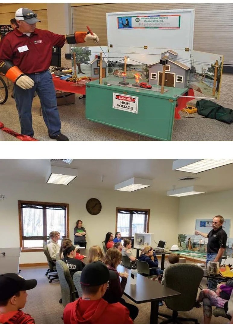 Safety Demonstrations Holmes Wayne Electric Cooperative